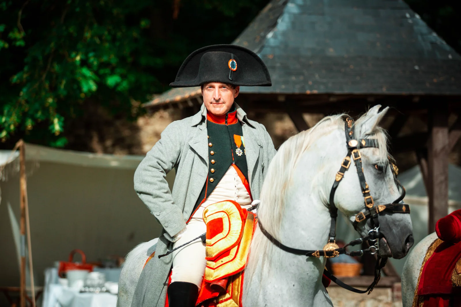 Napoleón en Waterloo