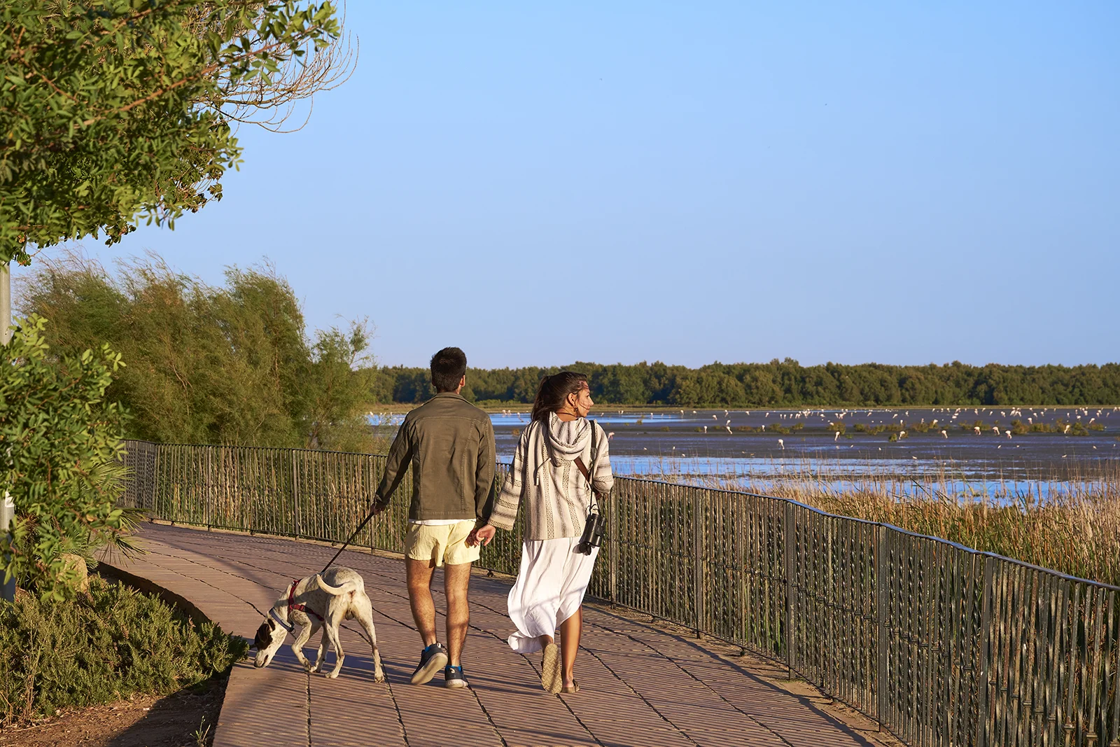 Turistas en el Charco de la Boca