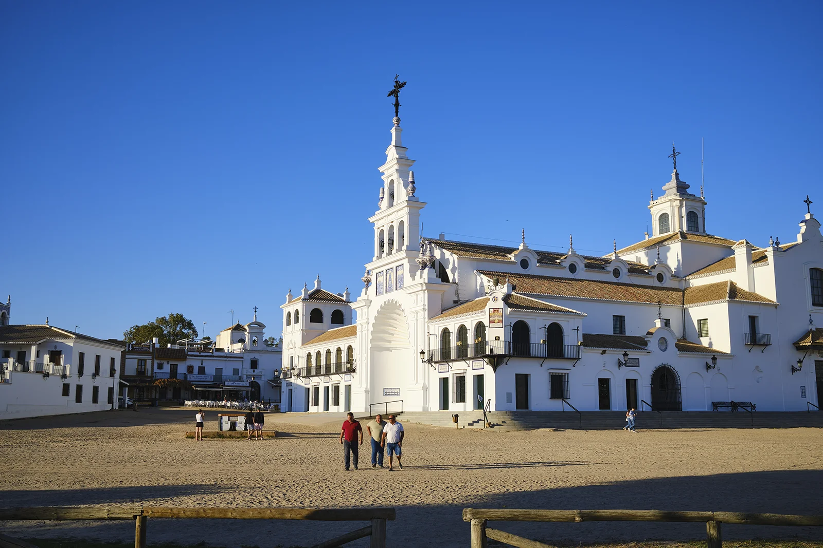 Vista de la ermita de El Rocío