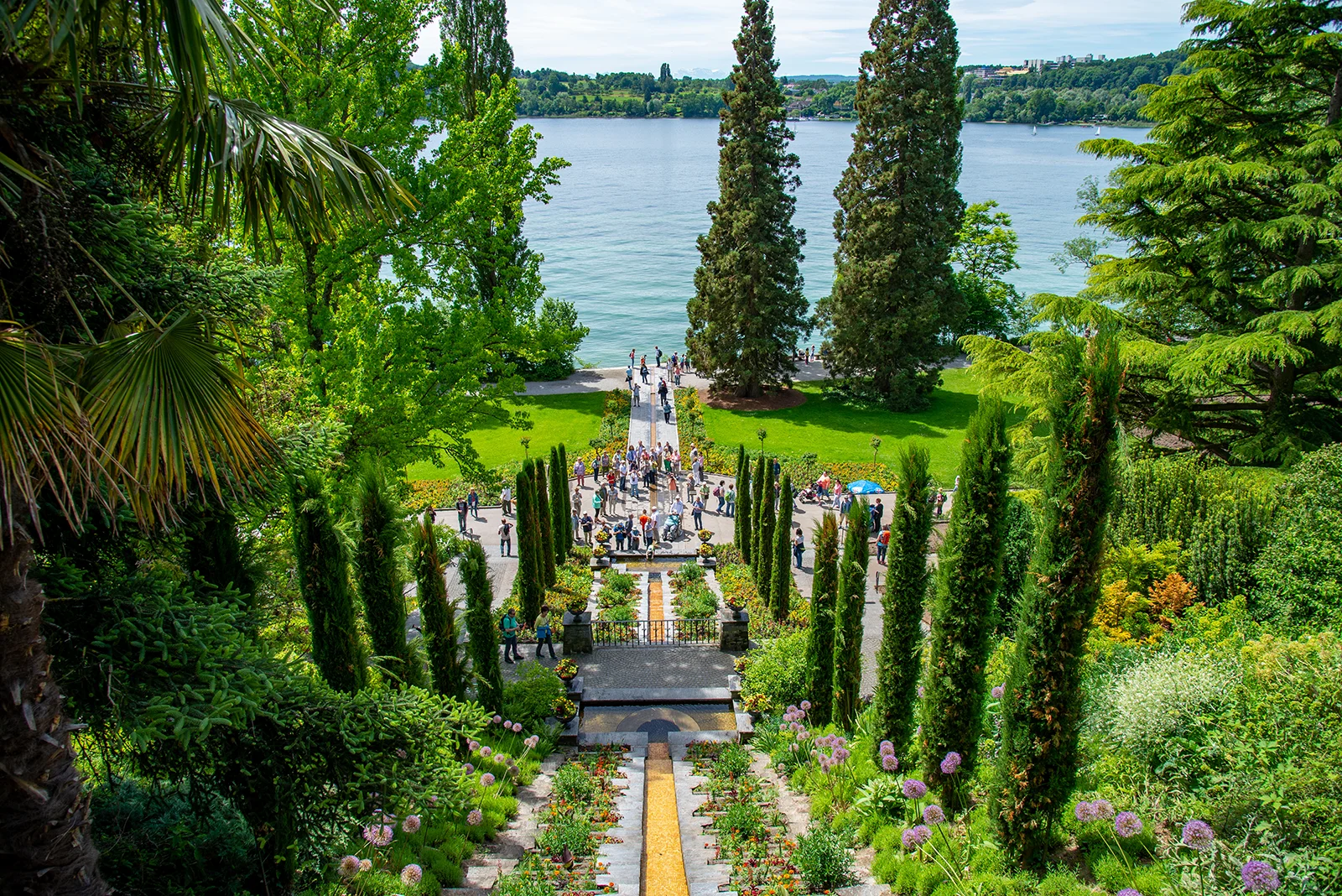 Vista de la isla de Mainau
